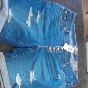 Torrid Distressed Blue Jeans